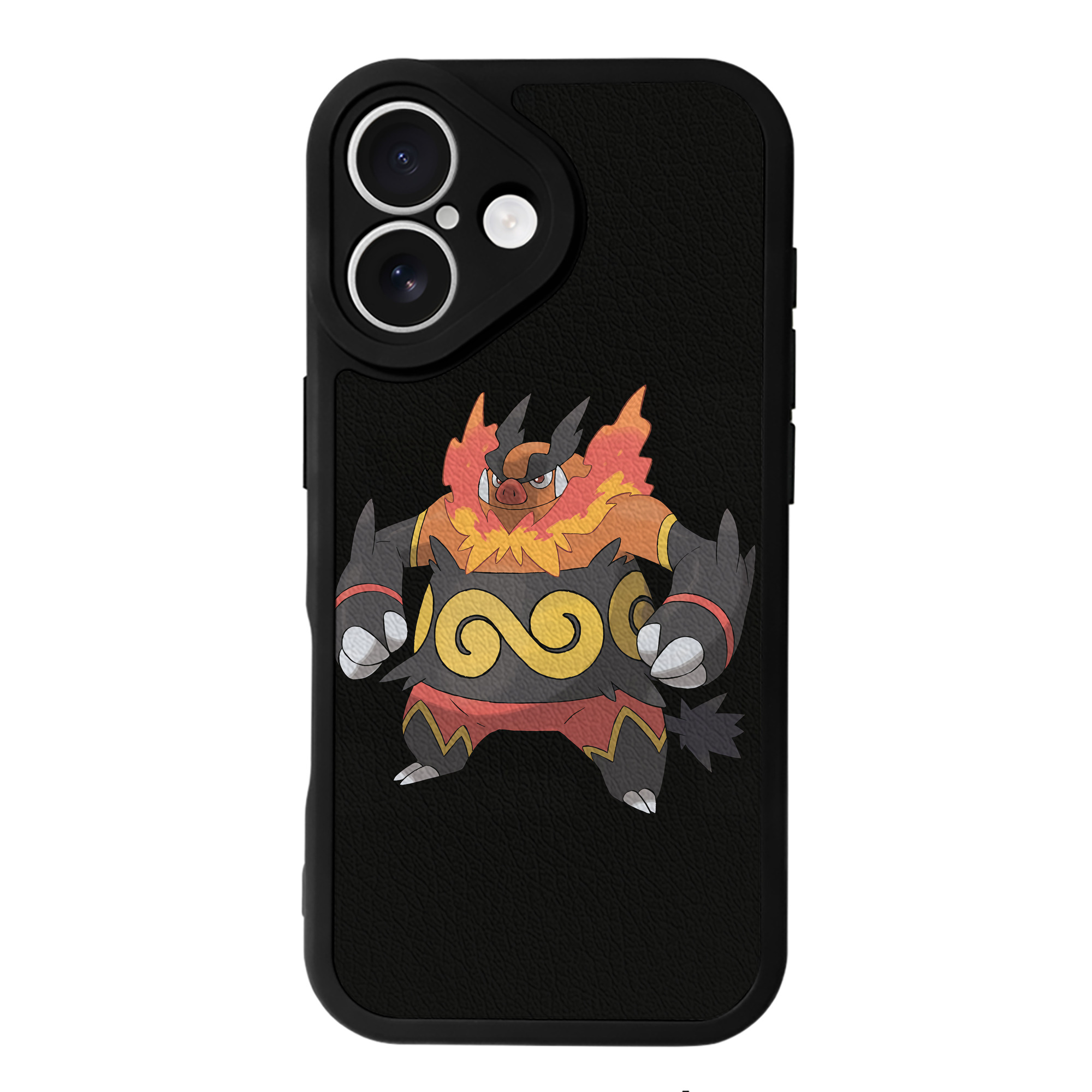 （画像用） ポケットモンスター Pokémon 【iPhone 16シリーズ対応】シリコンスマホケース（レザー調） 材質：シリコン